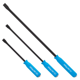 Channellock 12in pry bar with ergonomic molded grip for precise prying tasks