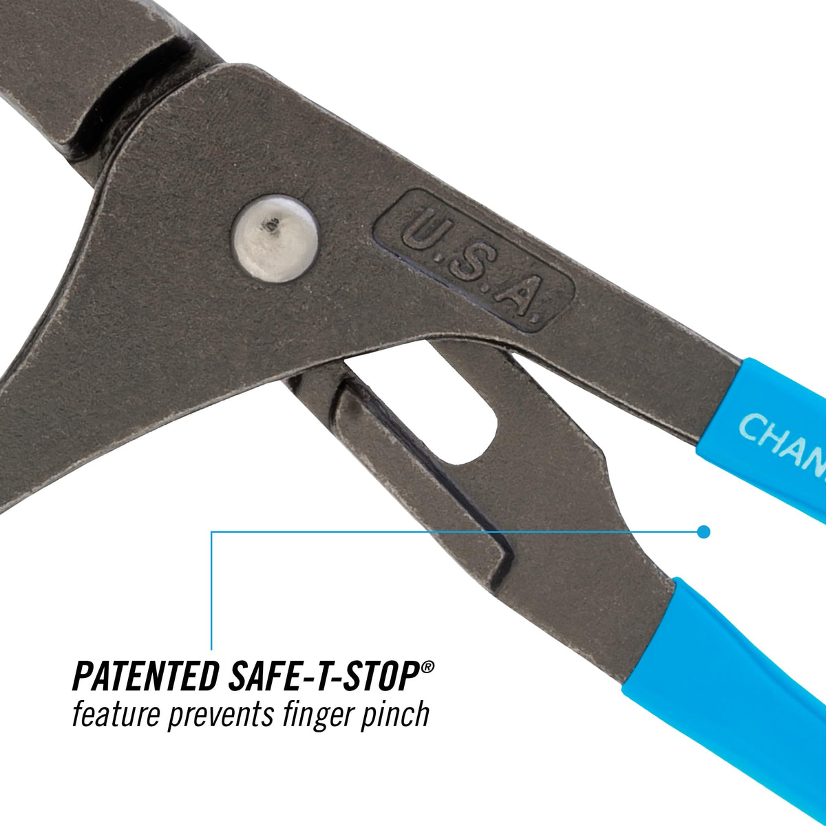 Channellock 209 PVC fitting capability for pipes up to 3.5 inches