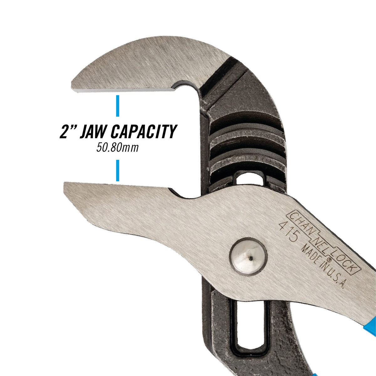 Channellock 415 non-marring surface protection on plated fixtures during adjustments.