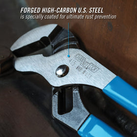 Channellock 415 Permalock fastener prevents nut and bolt failures on demanding jobs.