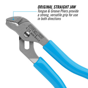 Channellock 424 permalock fastener reduces nut and bolt failure during work.