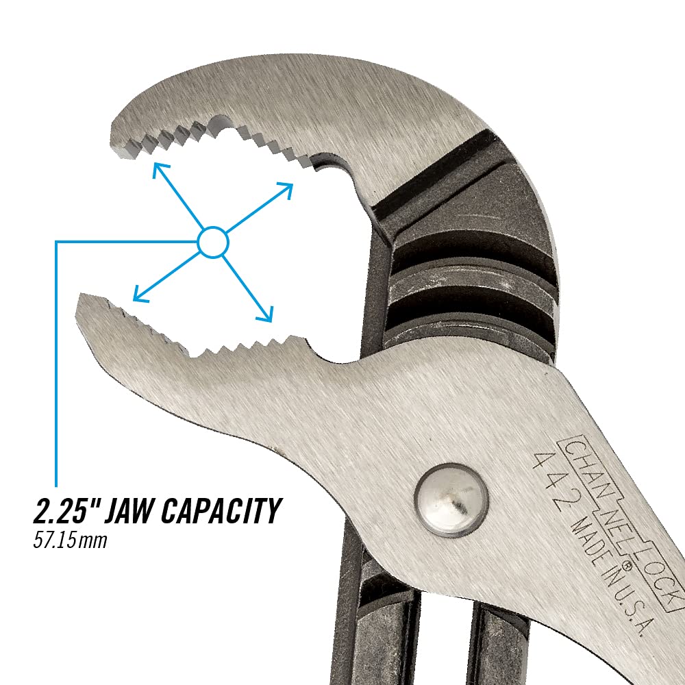 Channellock 442 durable construction supports daily professional use.