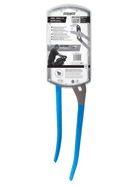 Channellock BIGAZZ laser teeth extend grip life and hard-wear resistance.