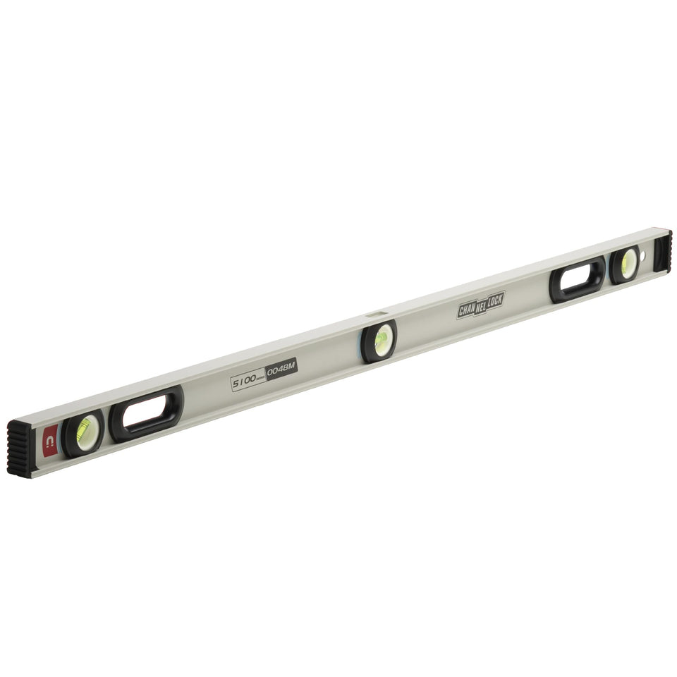 Channellock 48 inch magnetic aluminum level for quick metal surface alignment
