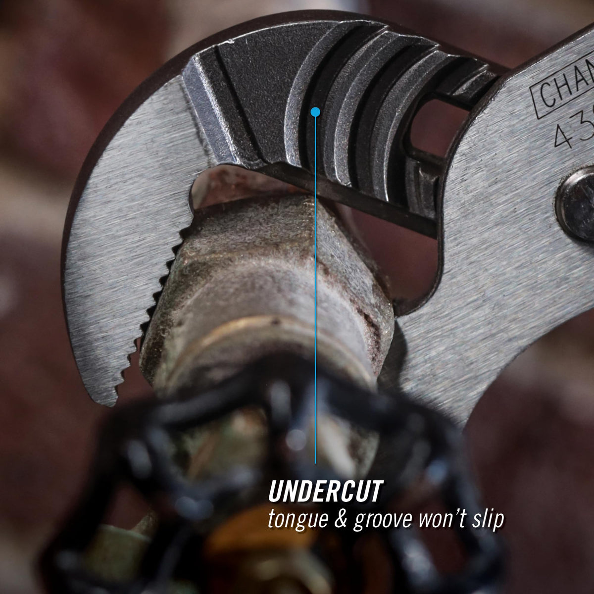 Channellock CHL430 seven-position adjustments illustrating precise grip range