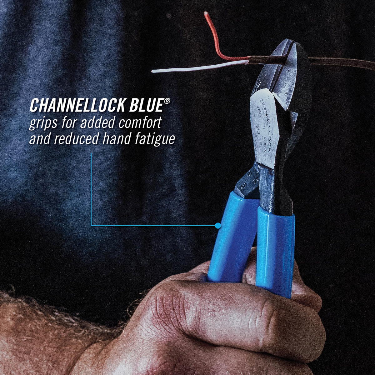 337 diagonal cutters ideal for electrical work requiring precise cuts.