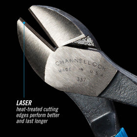 High-carbon steel construction of 337 for long-lasting performance.