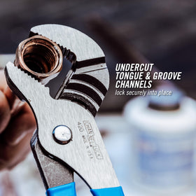 Channellock GS-3 Permalock fastener reduces nut and bolt failures.