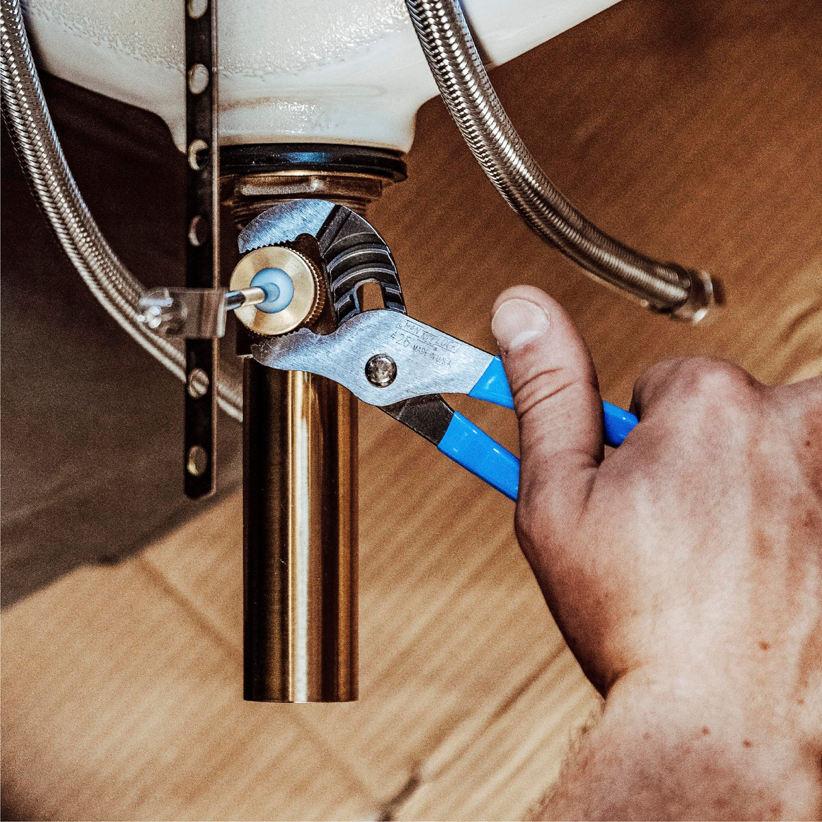 Channellock GS-3 undercut jaw design prevents slipping during use.