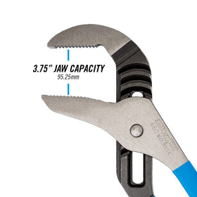 ChannelLock pliers in use, demonstrating practical gripping capability.