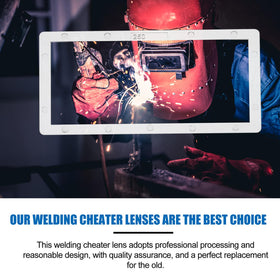 Chapou welding lens 3.0 diopter provides strong magnification for challenging welds.