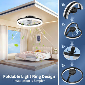 CHAREADA dimmable LED light creates warm to cool moods.