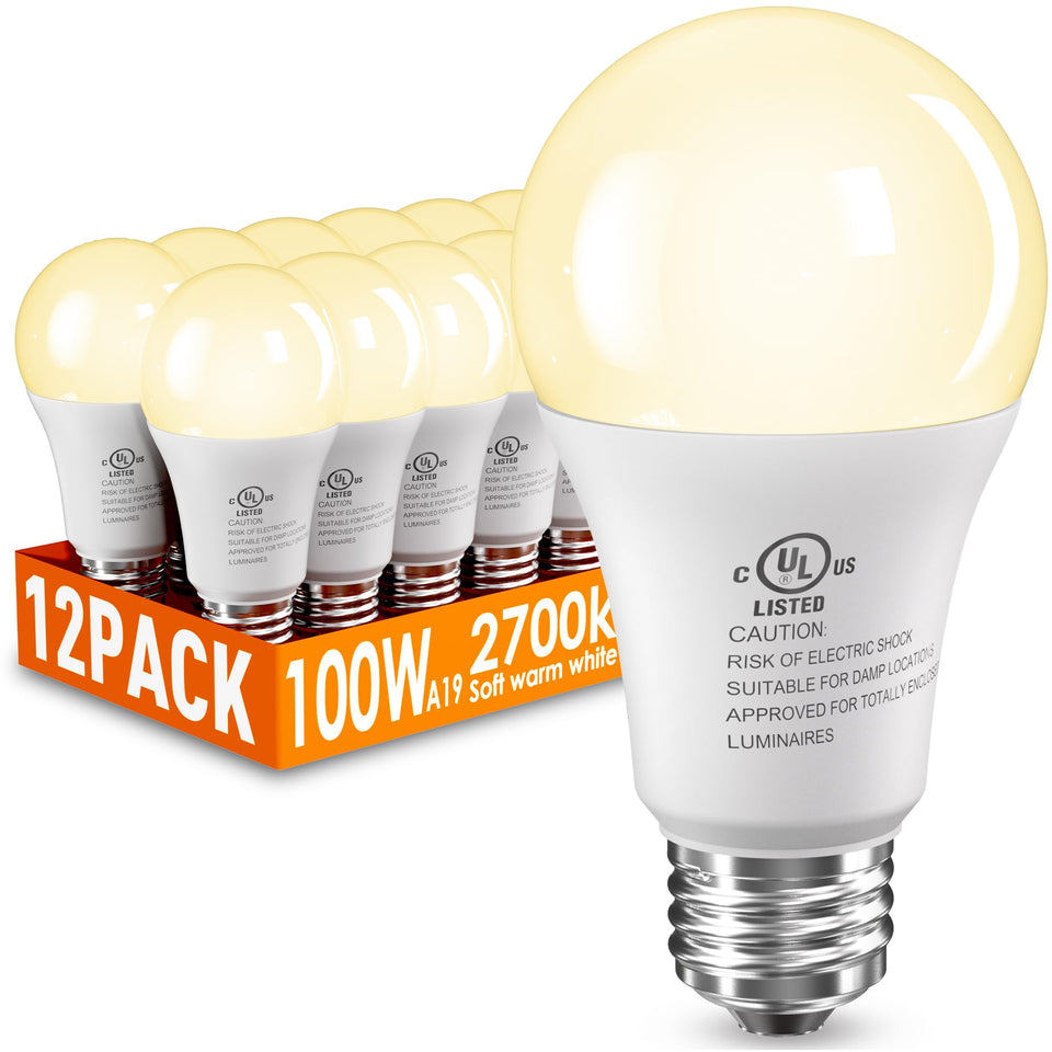 CHARKEE 12-pack LED bulbs box—easy energy-saving upgrade for home lighting