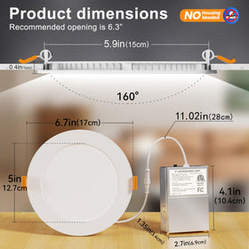 CHARKEE junction-box downlight designed for safe, tidy installation.