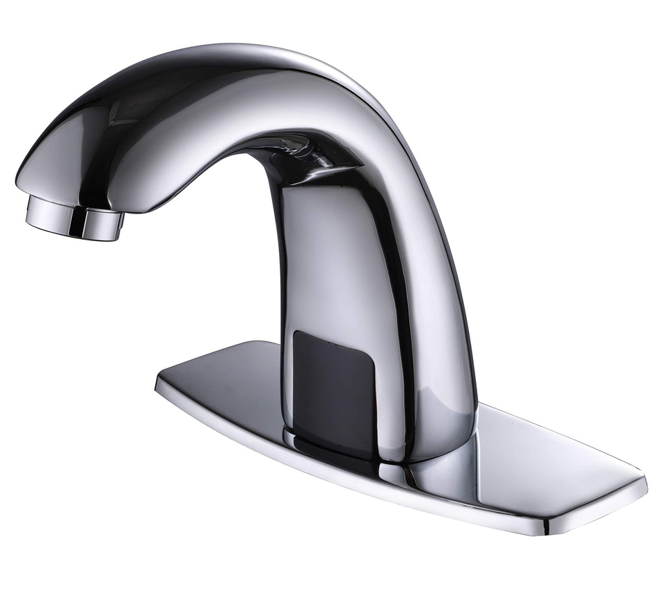 Charmingwater touchless sensor faucet chrome in action for hands-free use.