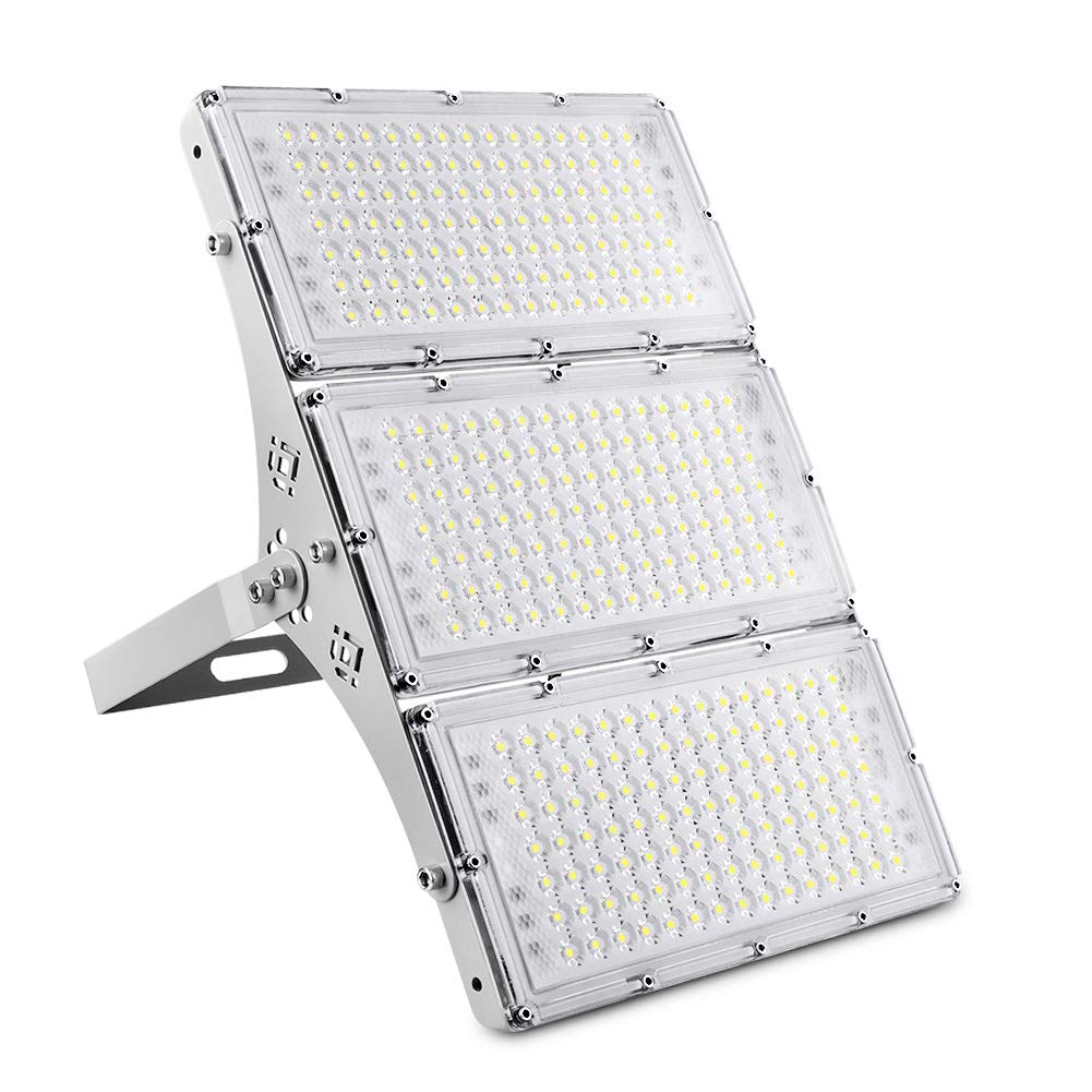 CHARON 300W flood light front view for powerful, energy efficient outdoor illumination
