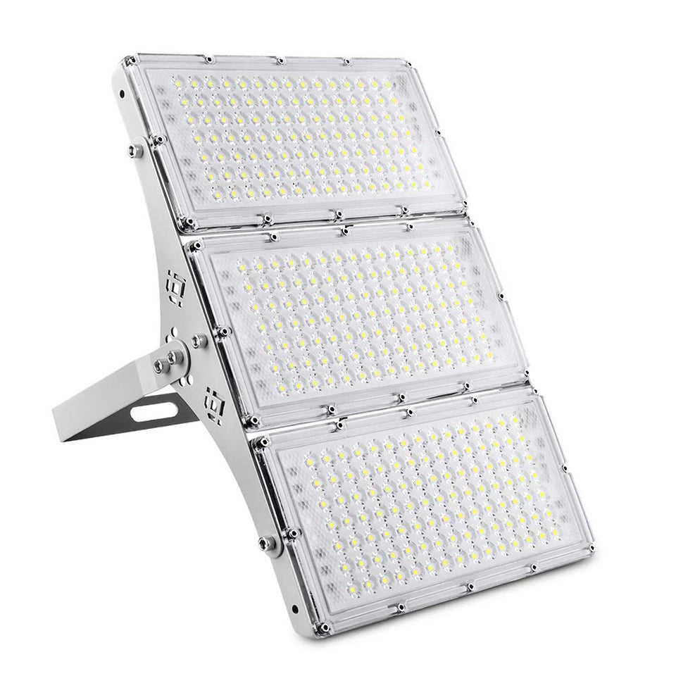 CHARON 300W flood light front view for powerful, energy efficient outdoor illumination