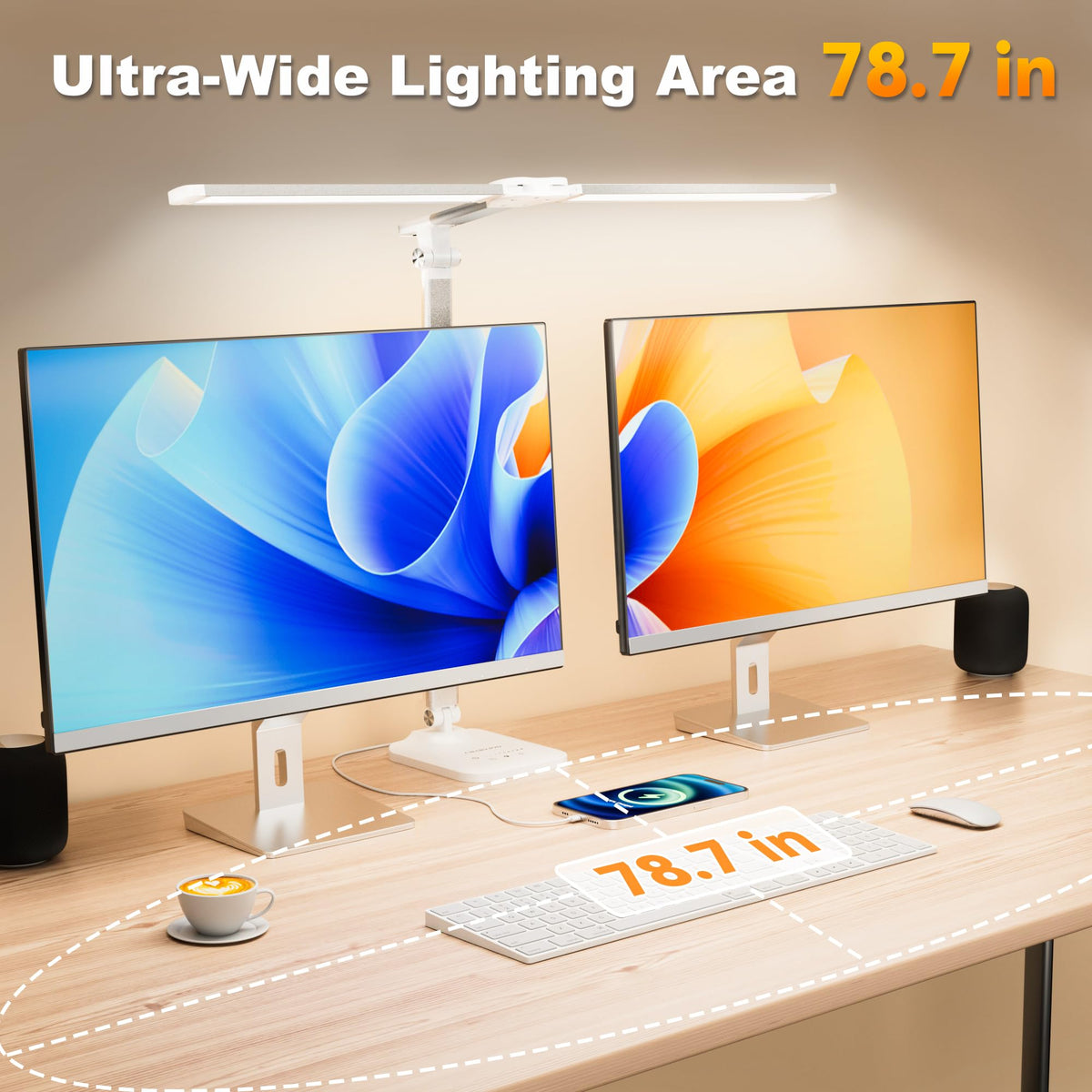 CHARYJOD stepless dimming with multiple color temperatures for customizable ambiance