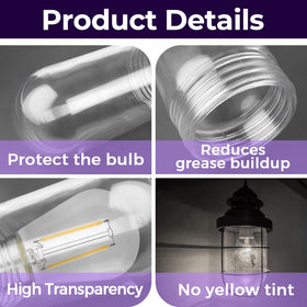 ChaseRoad L10-X007 kitchen hood light cover guards against grease and heat.