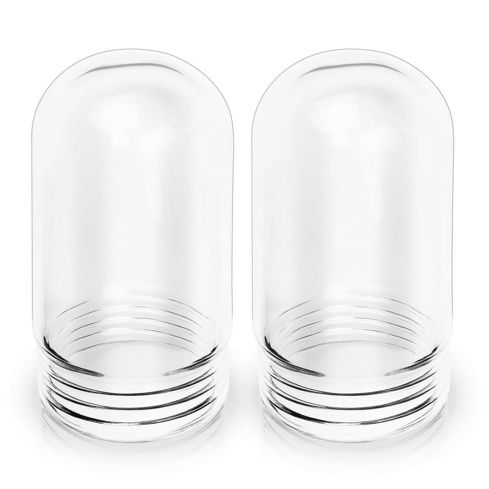 ChaseRoad L10-X007 ceiling light bulb cover set protects bulbs from impacts.