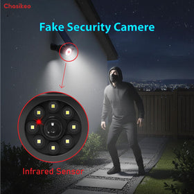 Chasikeo Solar Motion Light Outdoor with 360 degree rotatable head for precise lighting.