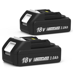 CHAUNVEN 3000mAh 18V battery close-up showing compact Li‑ion power for Makita tools.