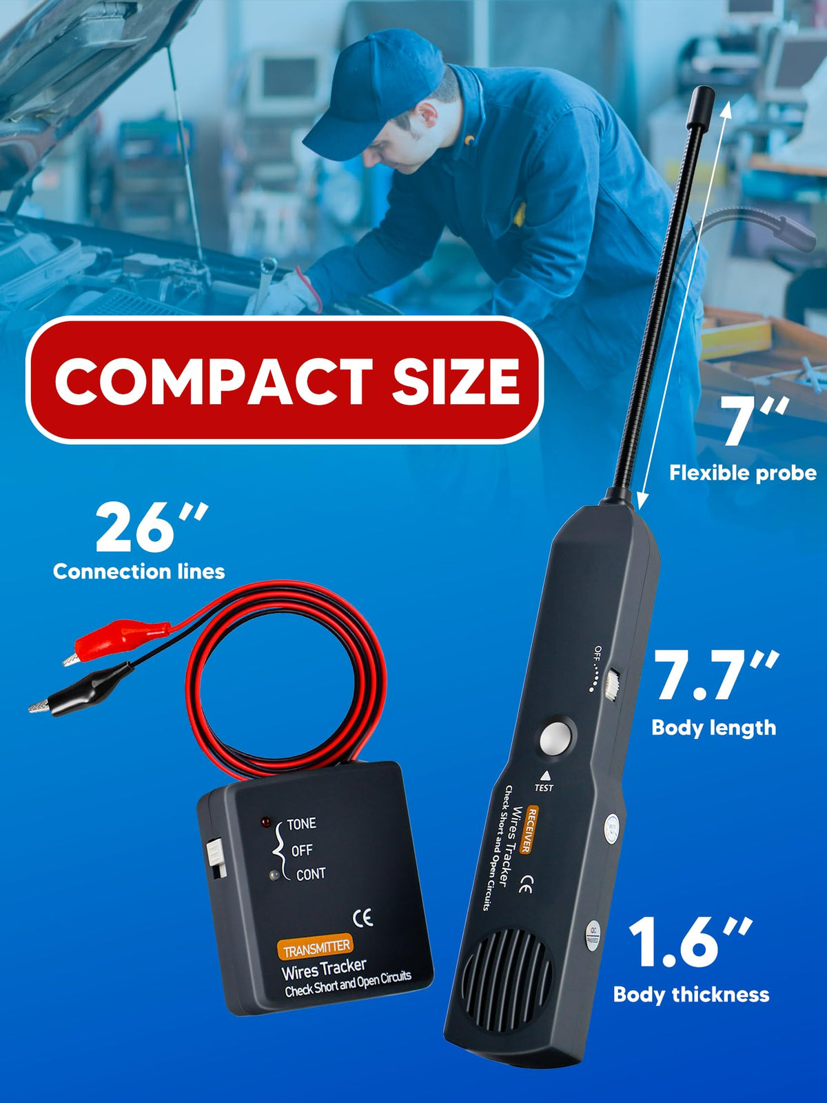 Chazcool EM415PRO audio indicator aids locating intermittent faults.