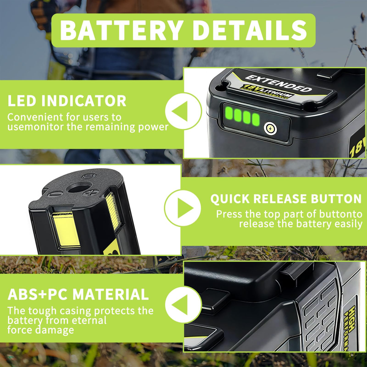 Cheerlark 8.0Ah battery on charger signals quick, ready-to-use power.