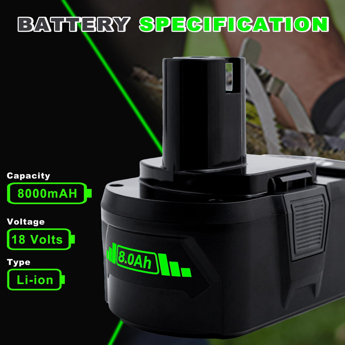 Cheerlark 8Ah lithium battery featuring lightweight design for longer use