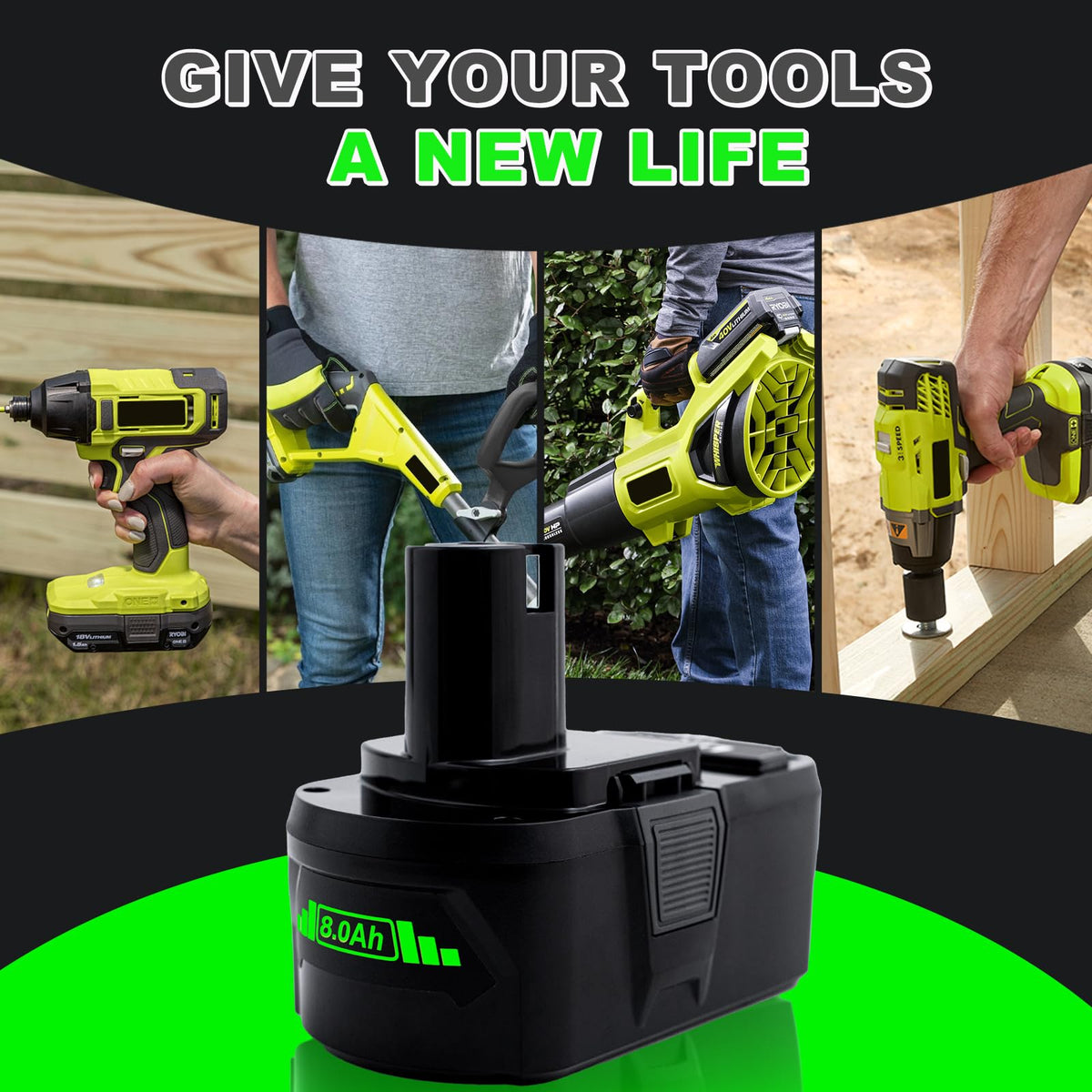 Cheerlark replacement battery in a workshop setup emphasizes durability.
