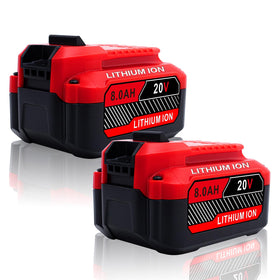 Cheerlark 2-pack 20V battery front view offers extended run time.