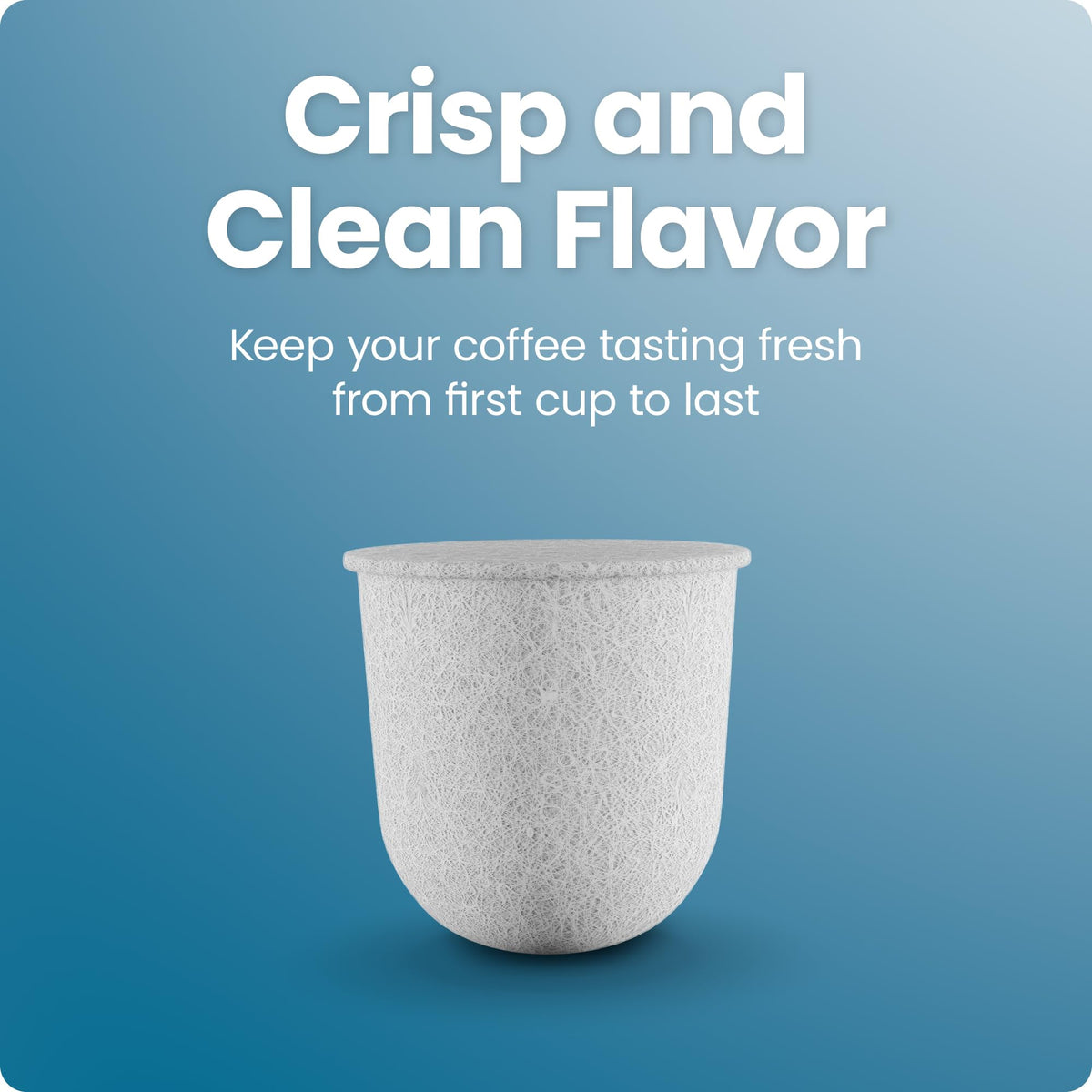 Chefman filter cartridge soak-and-rinse shows quick prep before brewing.