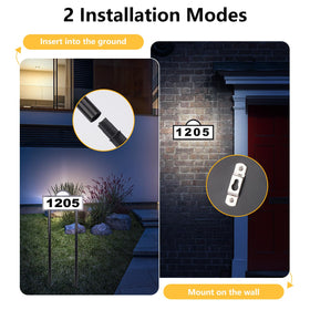 IP65 waterproof CHEGIF housing protecting the illuminated address plaque