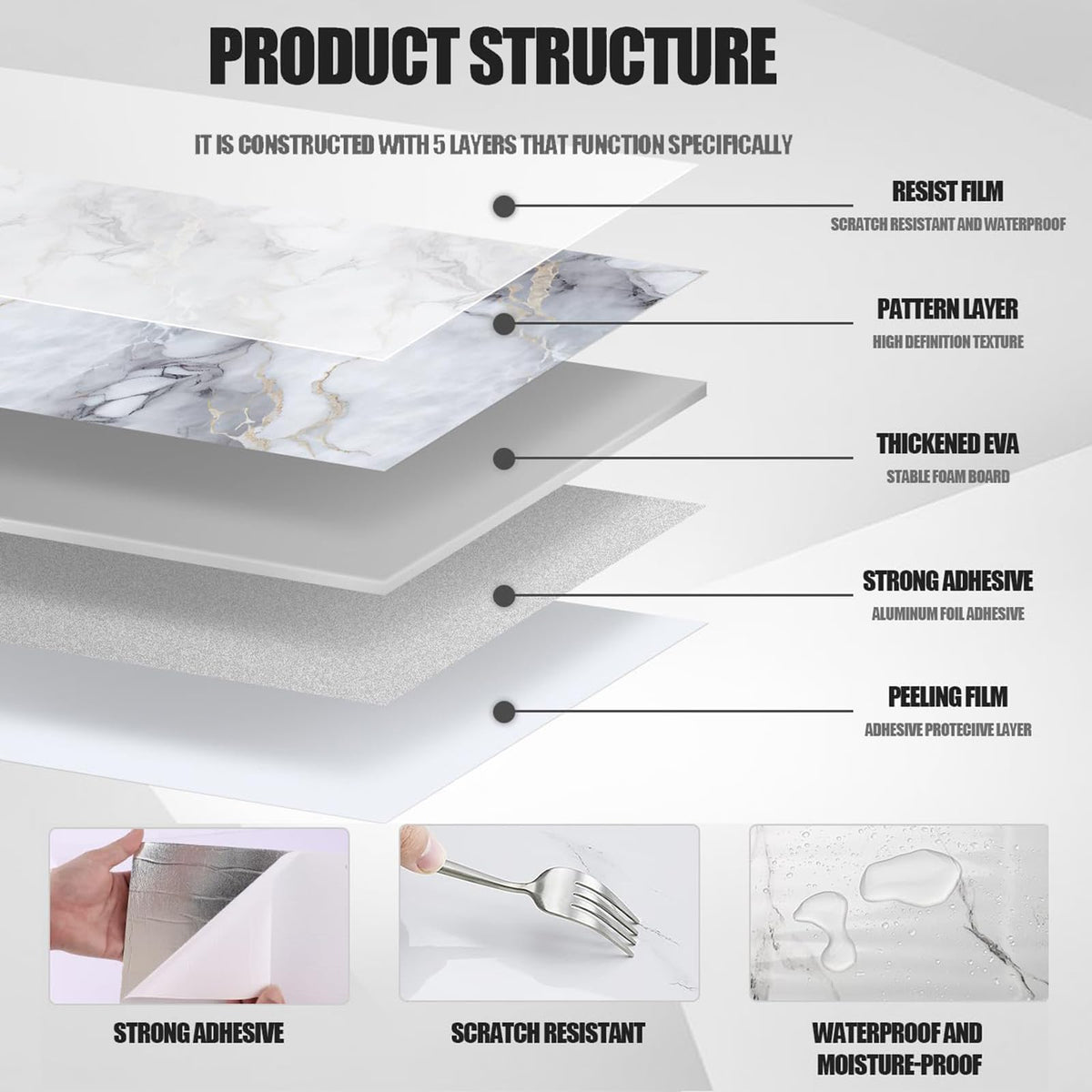 Chejiaye self-adhesive wall tiles install without grout for fast refreshes