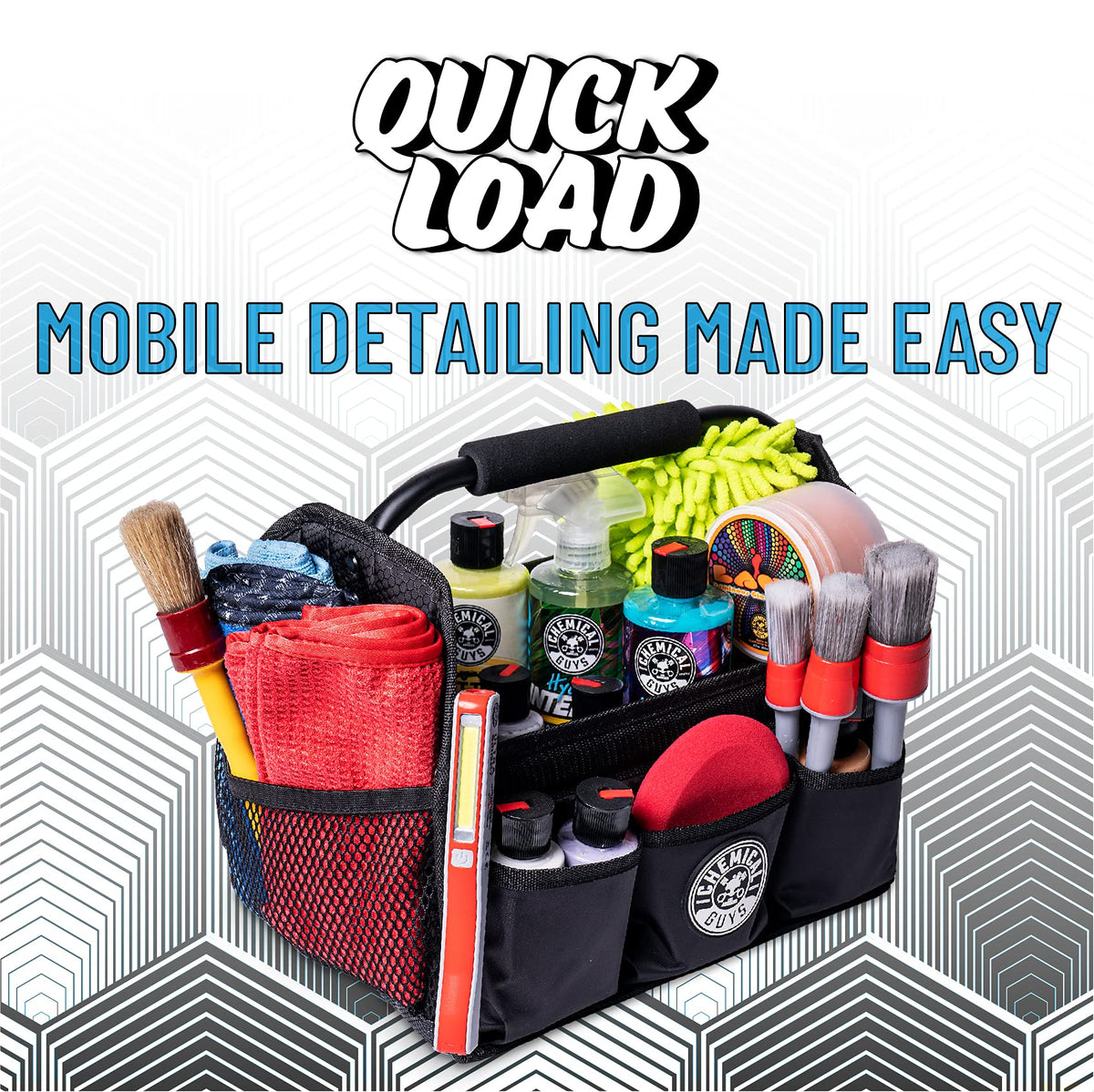 Chemical Guys durable construction endures busy detailing days and frequent transport