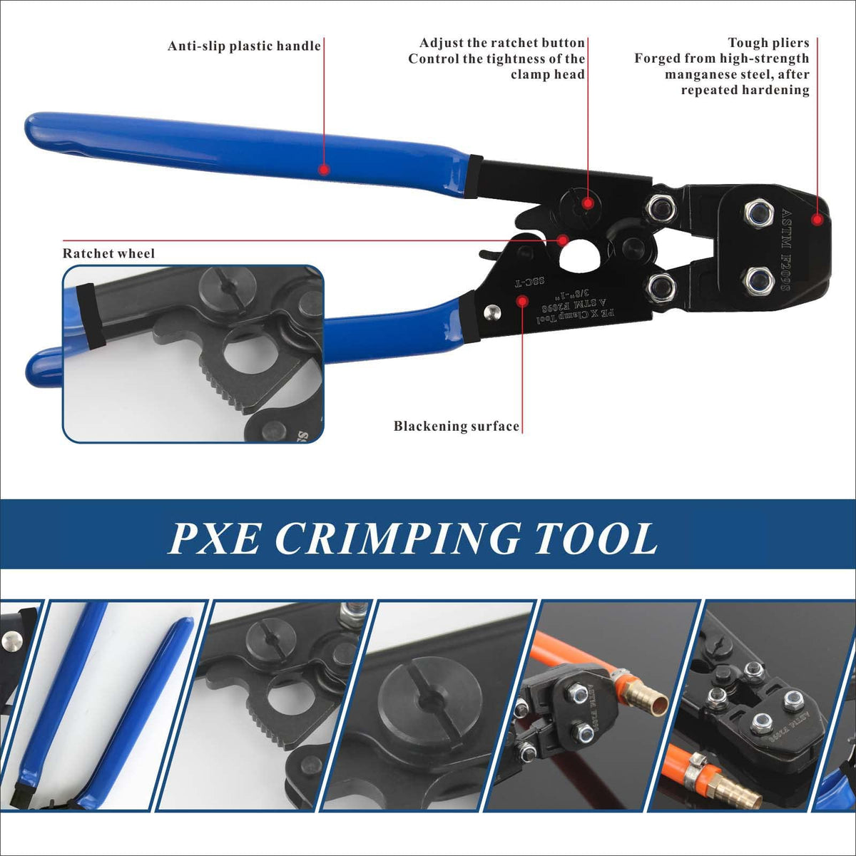 CHEN CHEN HAO PEX Cinch Tool arrives factory adjusted for reliable performance.
