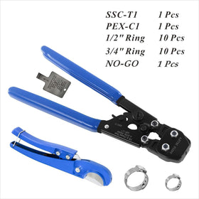 CHEN CHEN HAO PEX Cinch Tool included one-half-inch clamps for easy connections.