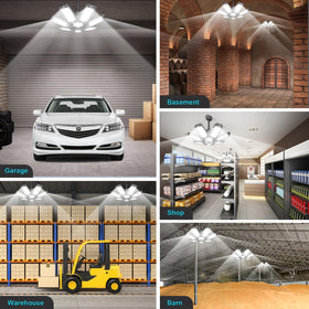 CHENGCHILIT LED garage light long-lasting up to 50,000 hours