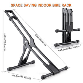 CHEPARK bike floor stand compatible with 20-29 inch bikes for versatile use.