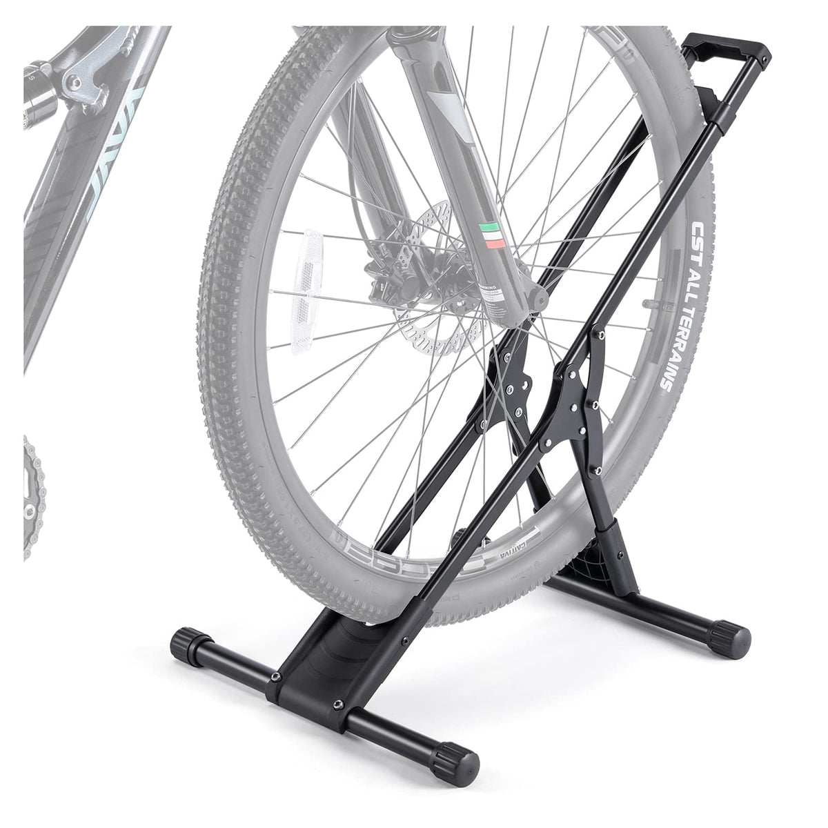 CHEPARK Bike Floor Stand base showcases stability for indoor storage.