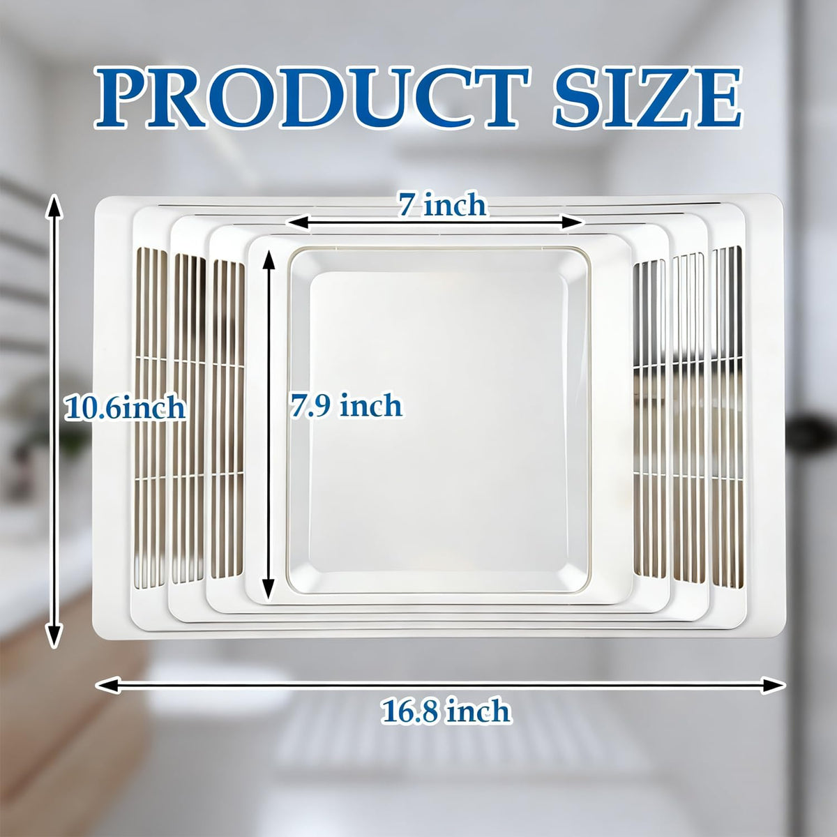 Cheuyeehui S97013662 bright white ABS plastic finish for a modern bathroom look.