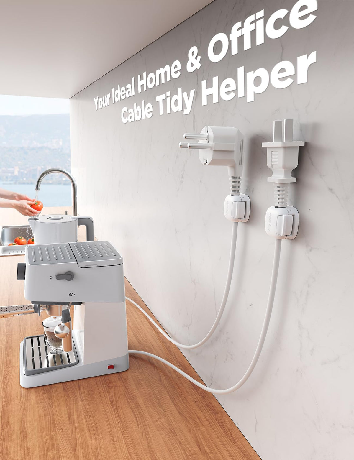 Chfeila durable ABS-PC cord clip designed for daily use