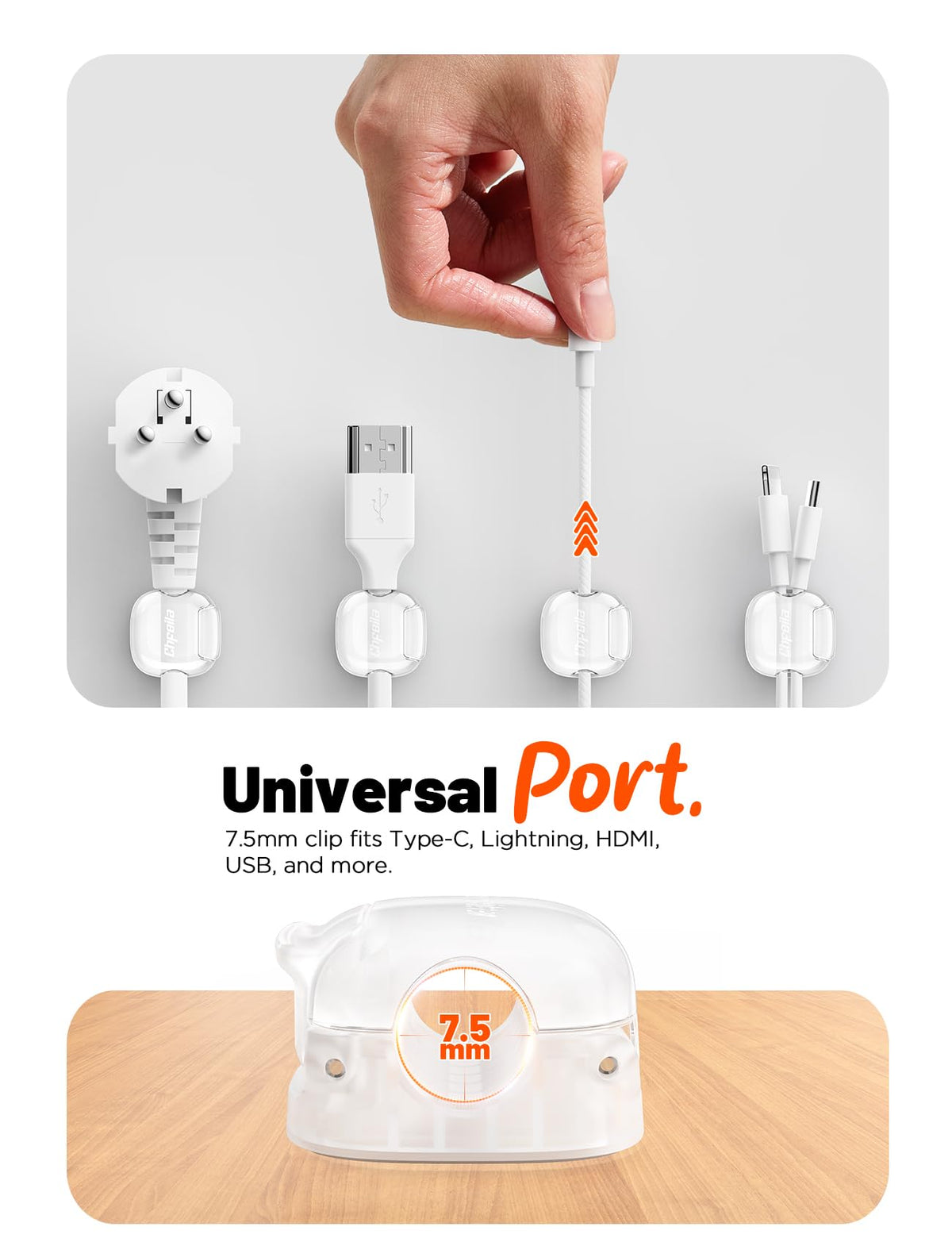 Chfeila strong adhesive sticks to surfaces with no residue.