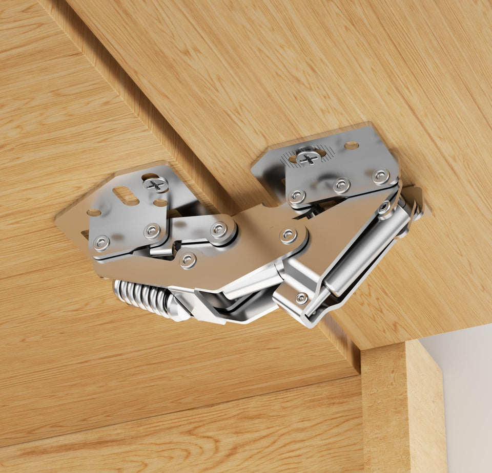 Chibery 10-pack 90° RV cabinet hinges, surface-mount for quick installation.