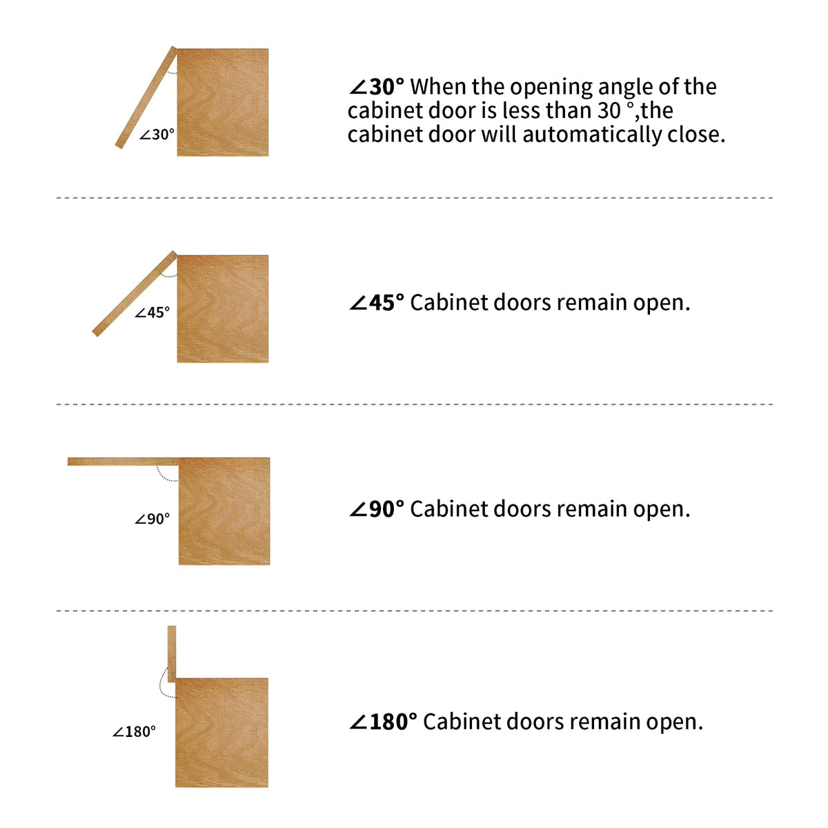 Chibery flush-face mount hinges illustrate sleek, hidden hardware style.
