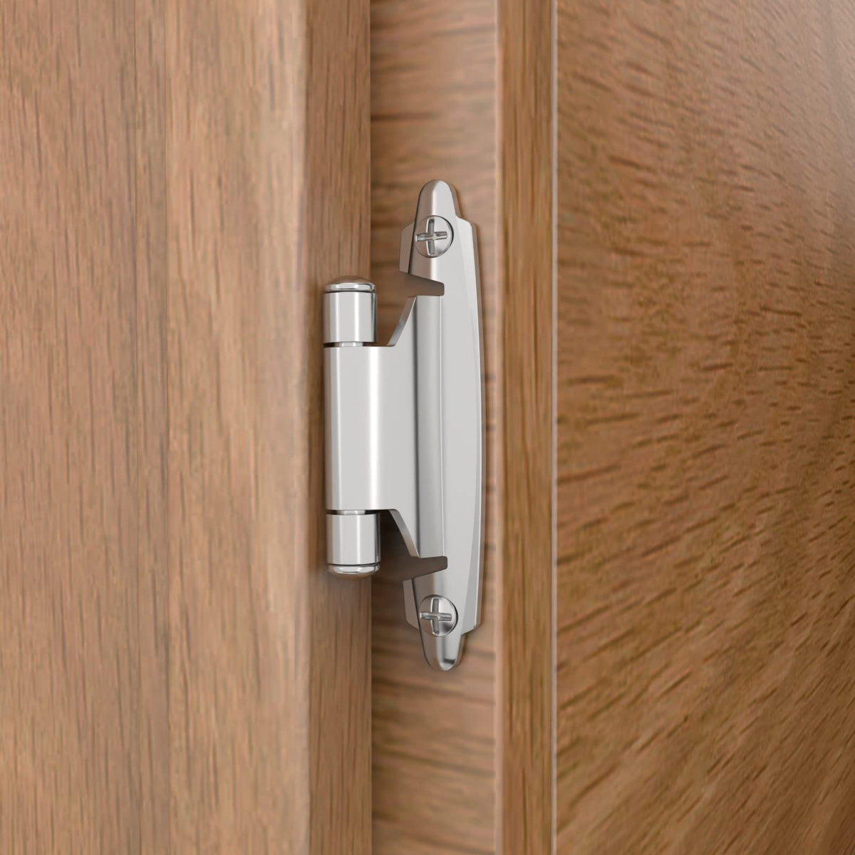 Chibery hinge spring close-up showing self-closing mechanism for soft closures.