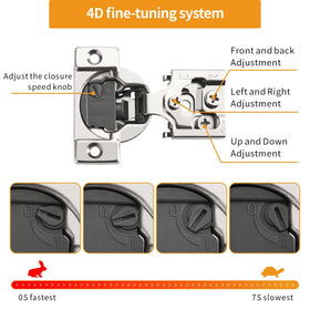 Chibery 4D adjustment dial close up showing alignment controls