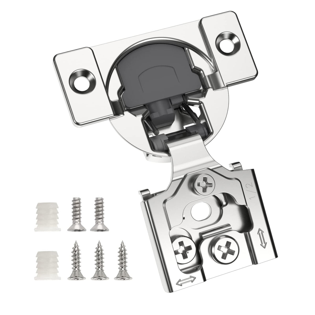 Chibery hidden hinge with 35mm cup for durable face-frame cabinet mounting