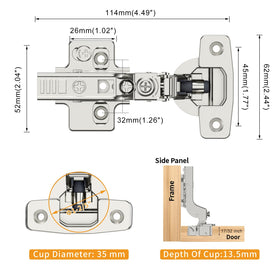 Chibery clip on installation aids quick hinge upgrades.