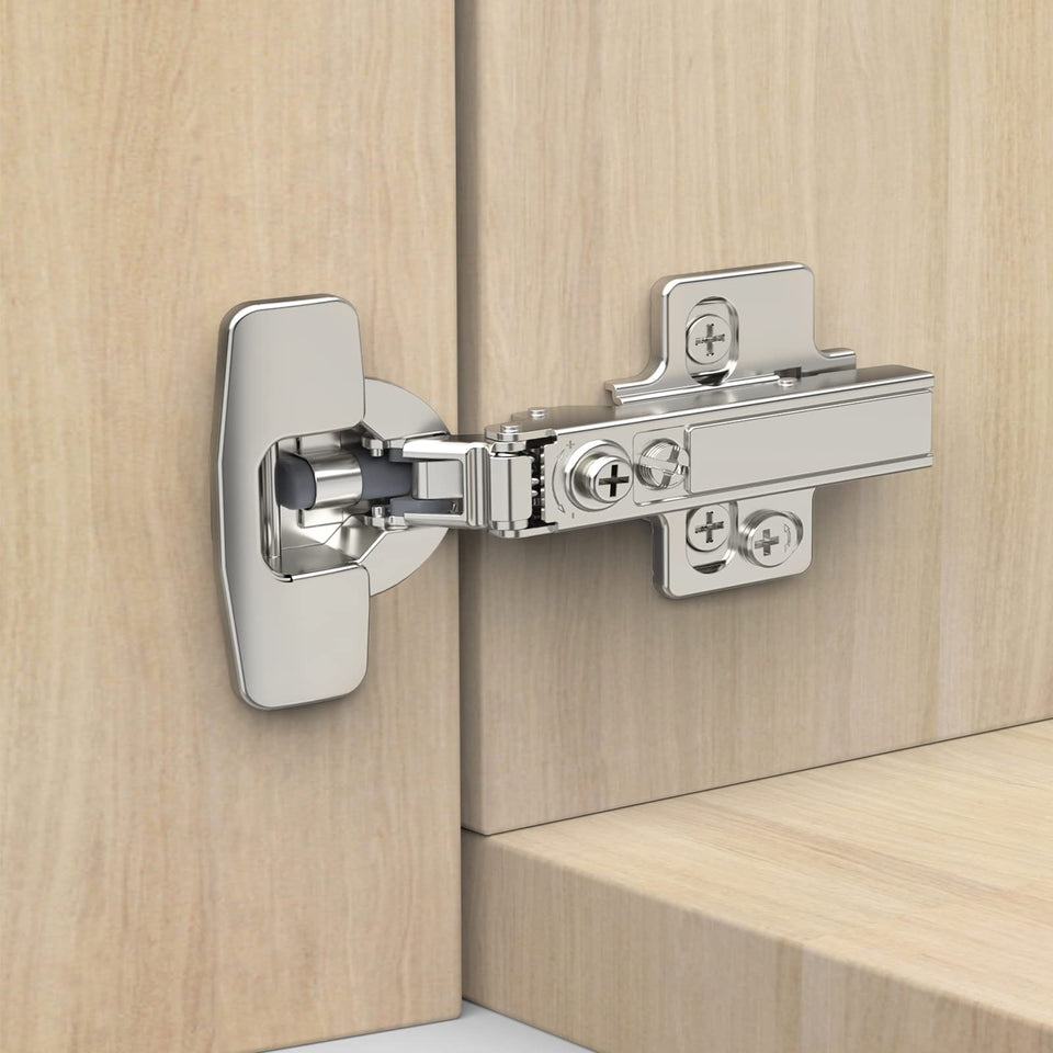 Chibery frameless full-overlay hinges for concealed cabinet doors with a clean look.